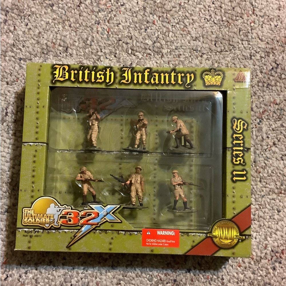 21st Century Toys 1:32 Scale WW II British Infantry Toy Set Series II